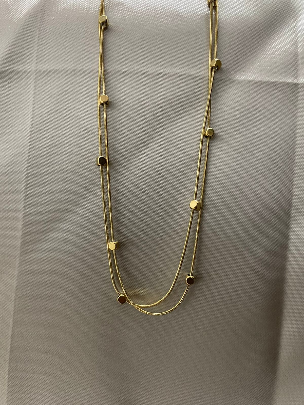 Double Layered Gold Necklace
