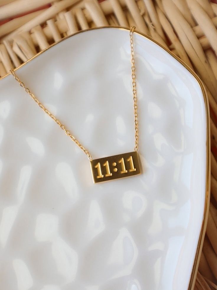 11:11 Angel Number Pendant Necklace