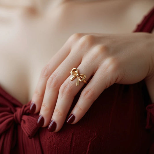 Premium Butterfly Gold Ring