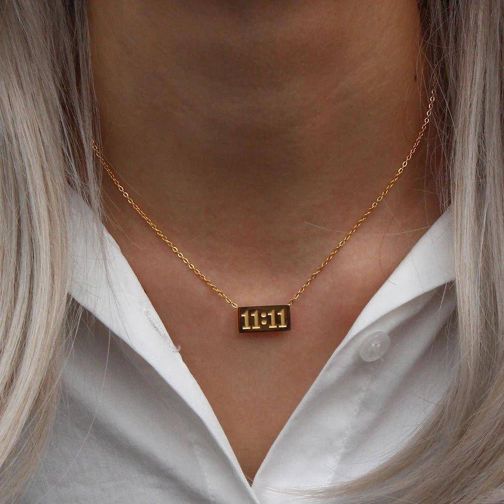 11:11 Angel Number Pendant Necklace