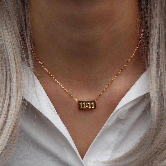 11:11 Angel Number Pendant Necklace