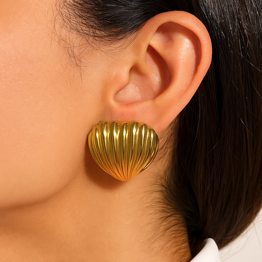 Solid Heart Earings