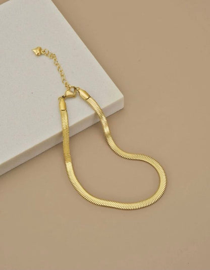 Gold Snake Chain Necklace