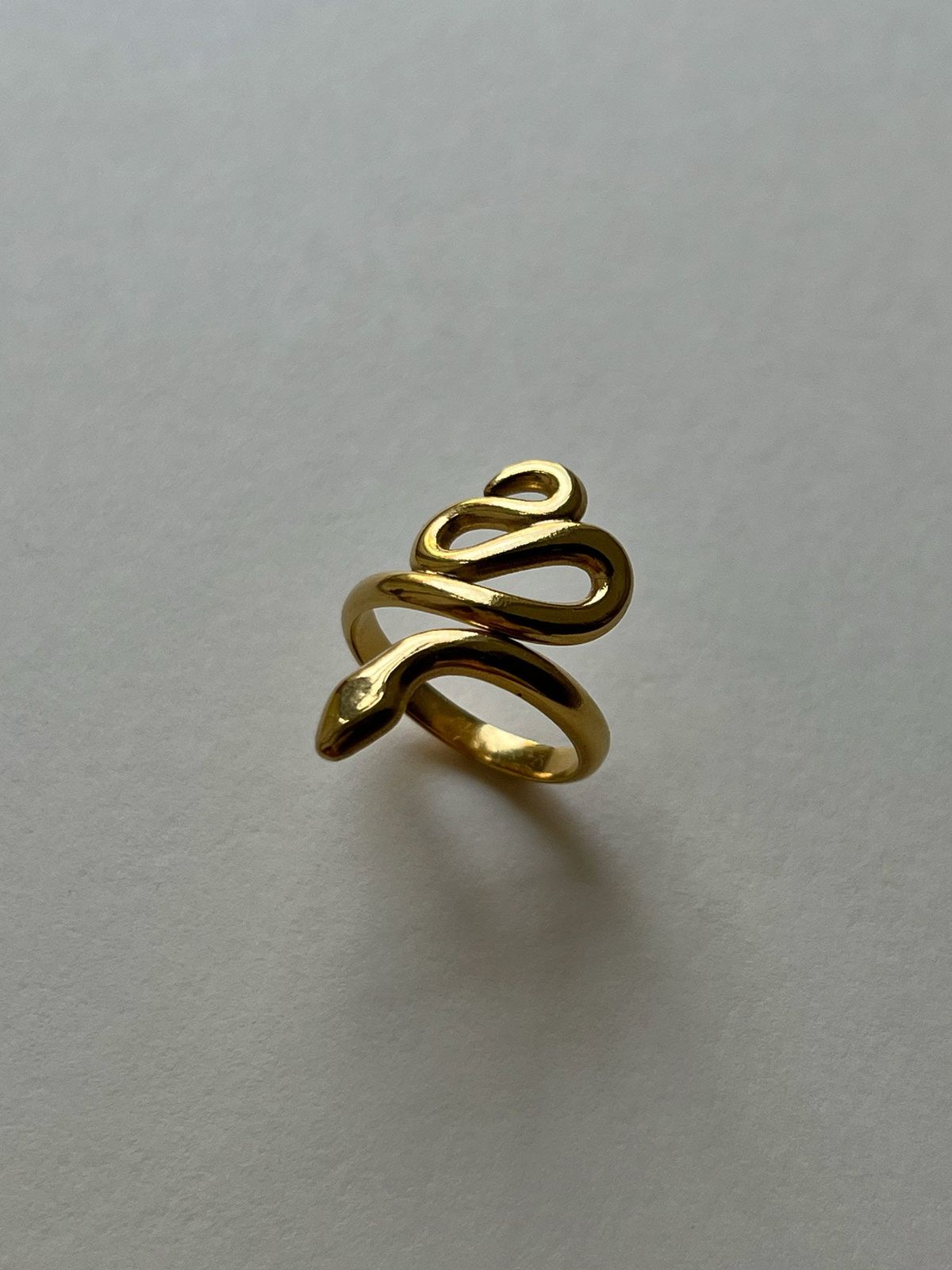 Gold Snake Premium Ring